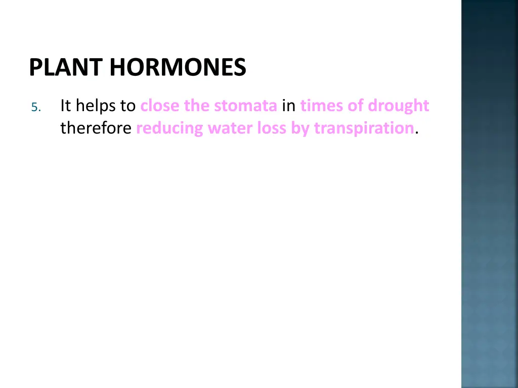 plant hormones 5