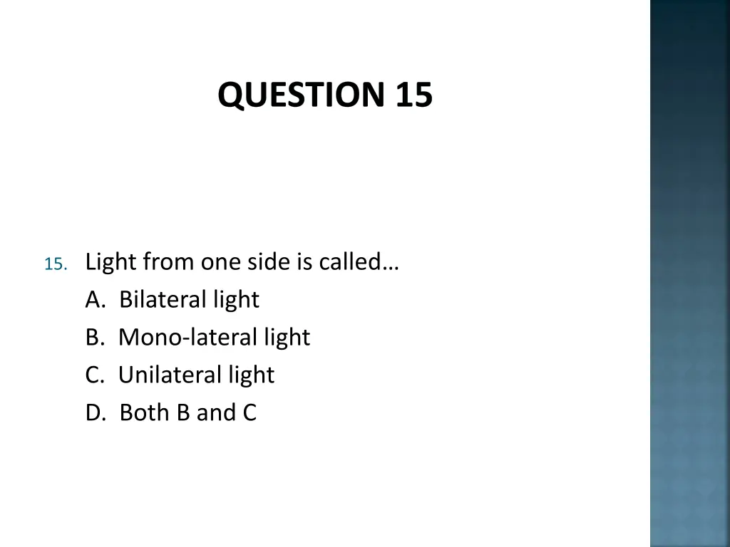 question 15