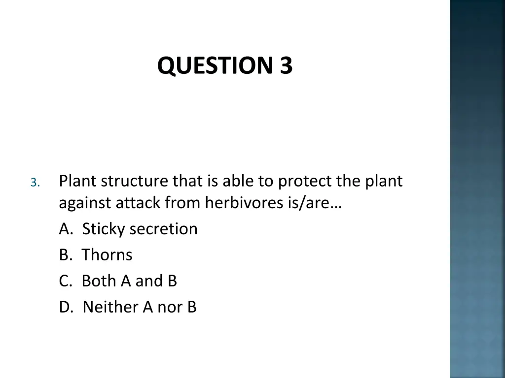 question 3