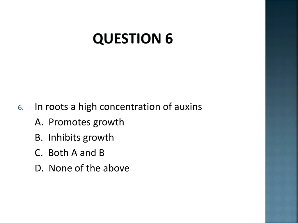 question 6