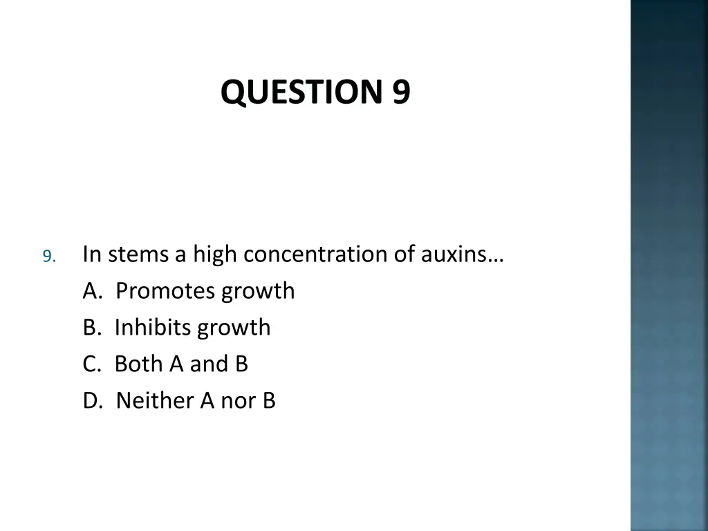 question 9