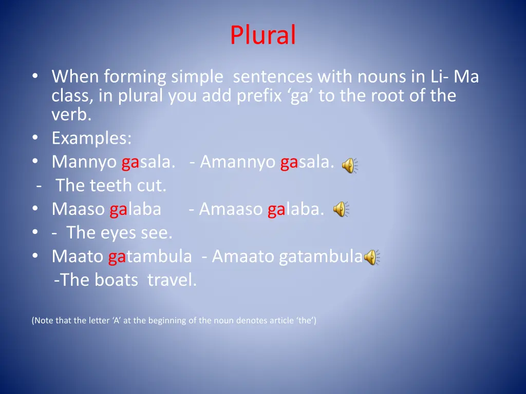 plural