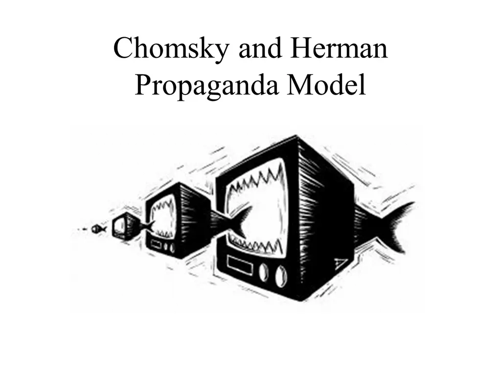 chomsky and herman propaganda model