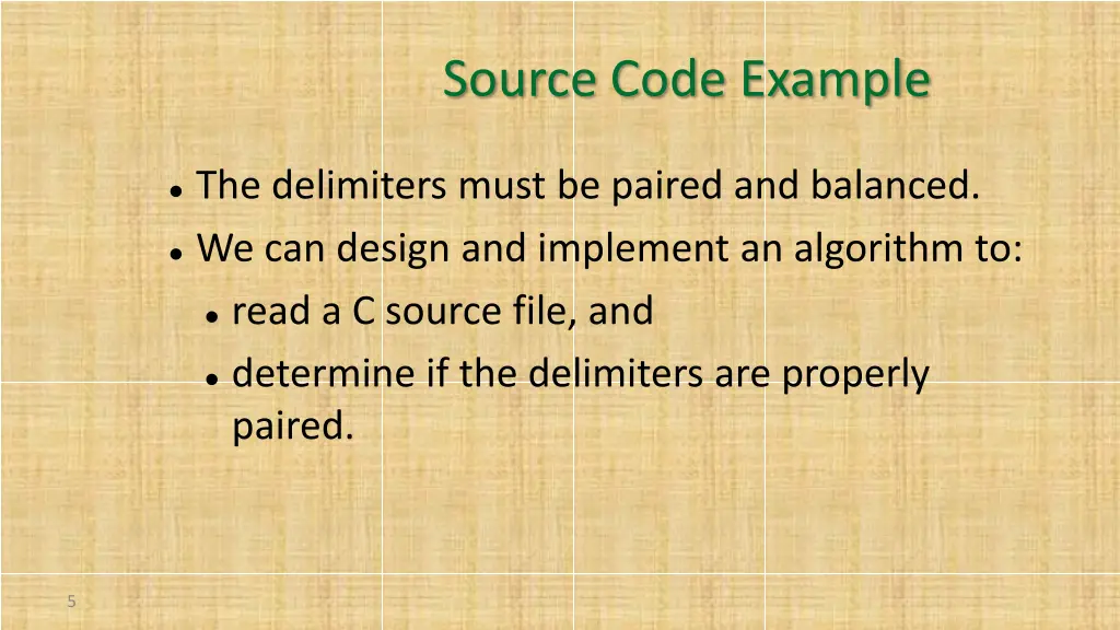 source code example 1