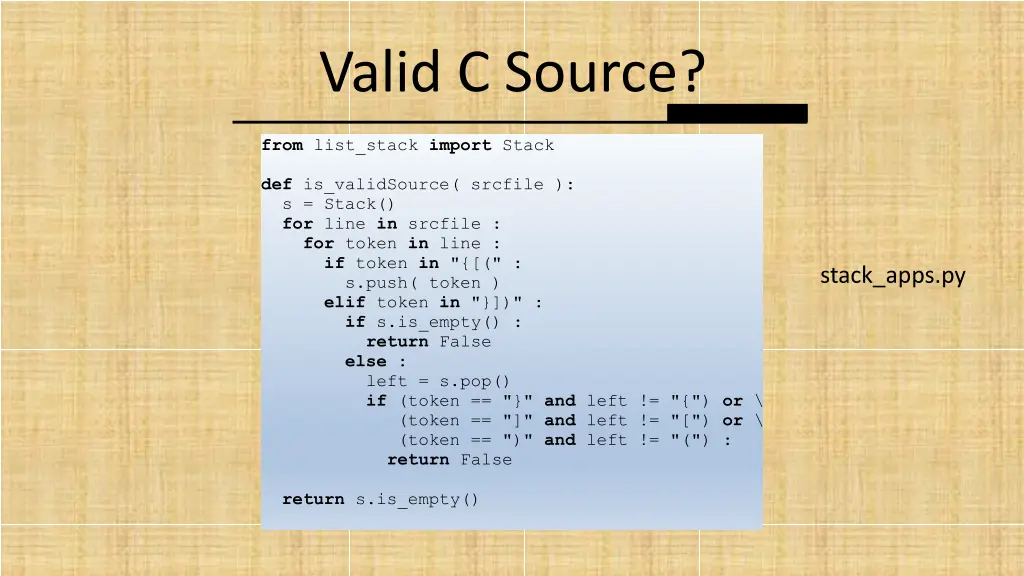 valid c source