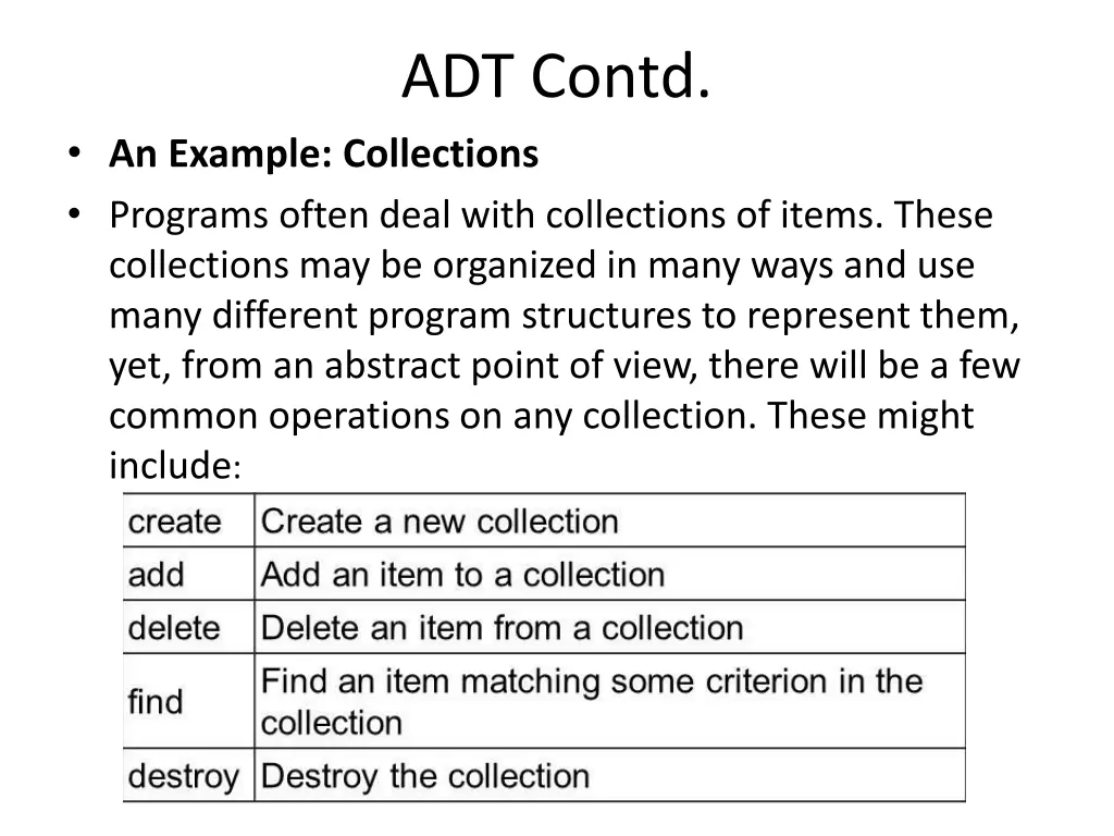 adt contd