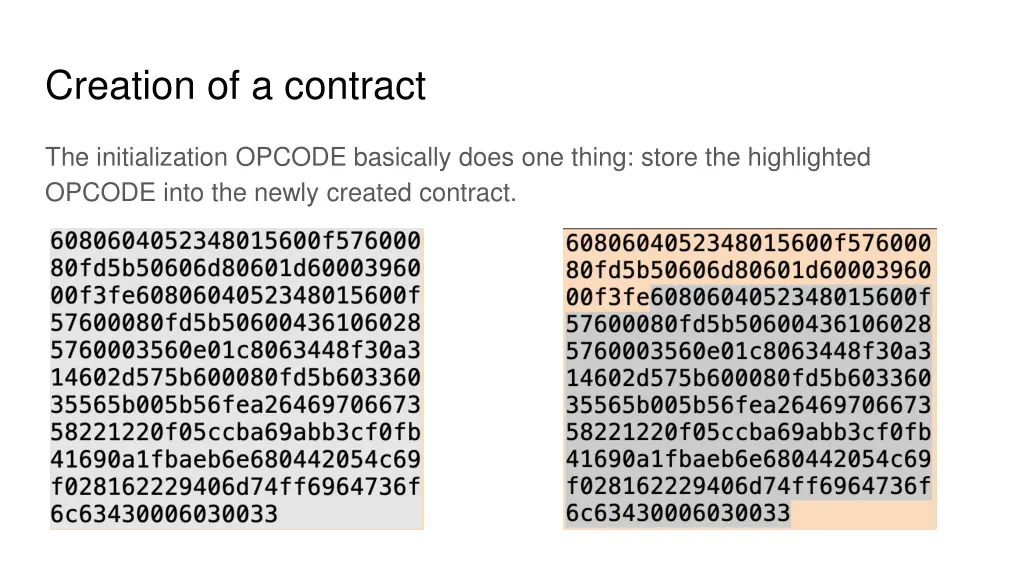 creation of a contract 2