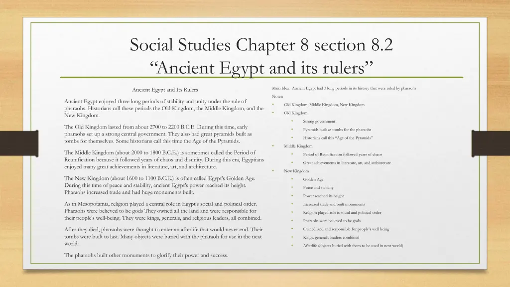 social studies chapter 8 section 8 2 ancient