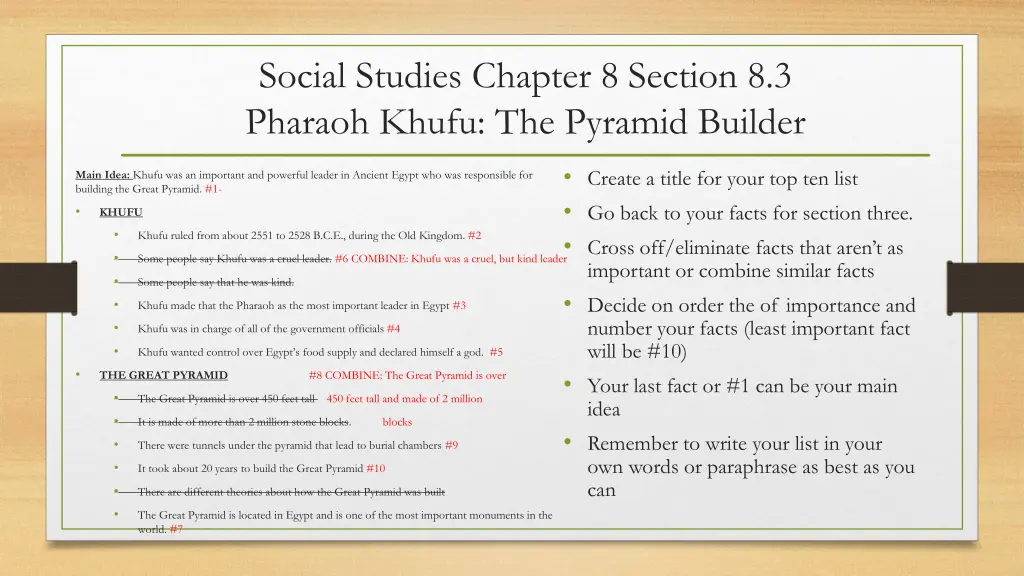 social studies chapter 8 section 8 3 pharaoh 1