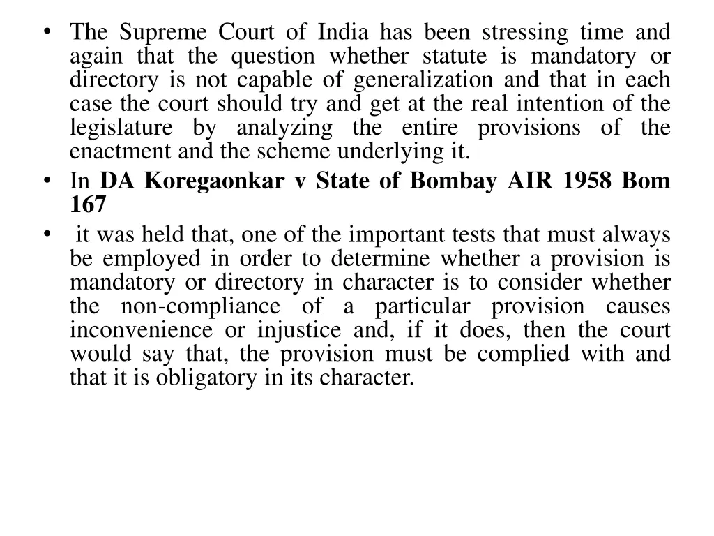 the supreme court of india has been stressing