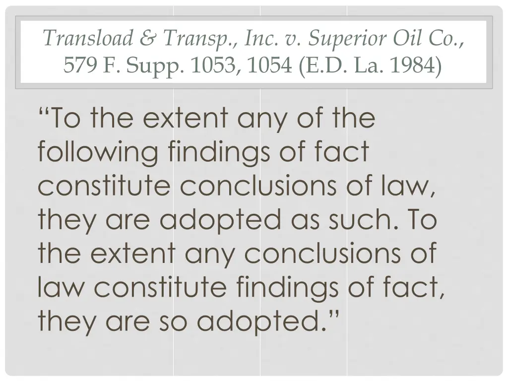 transload transp inc v superior oil co 579 f supp