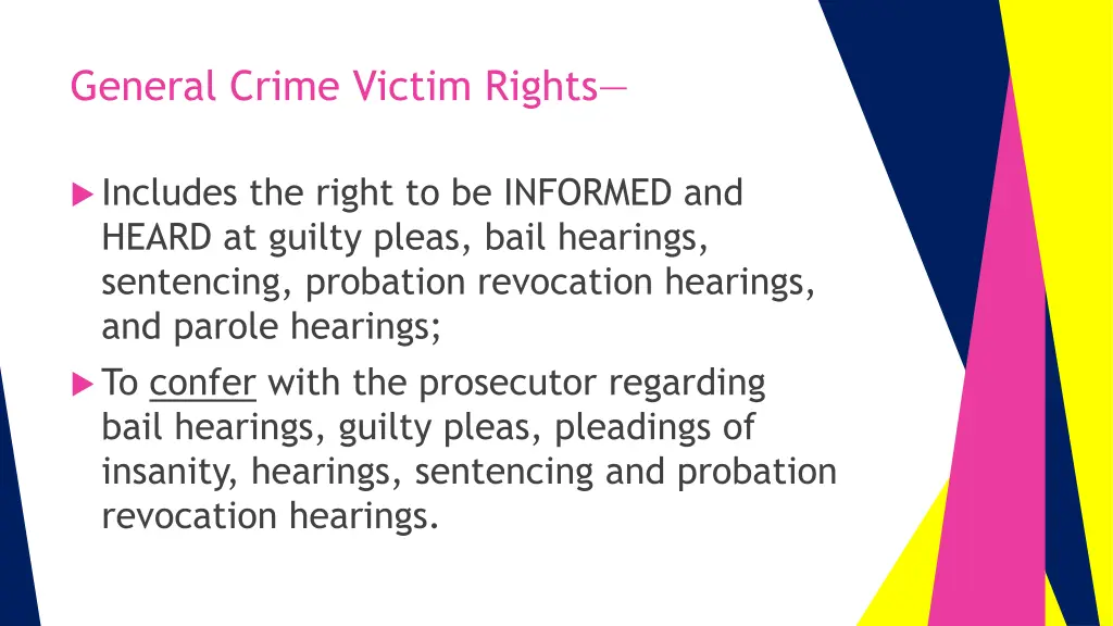 general crime victim rights 1