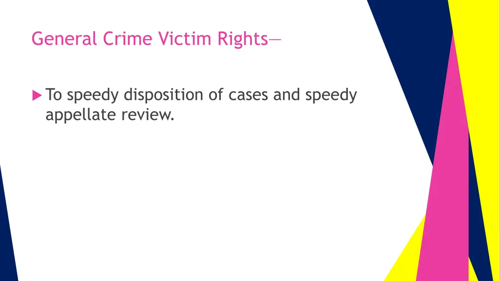 general crime victim rights 2