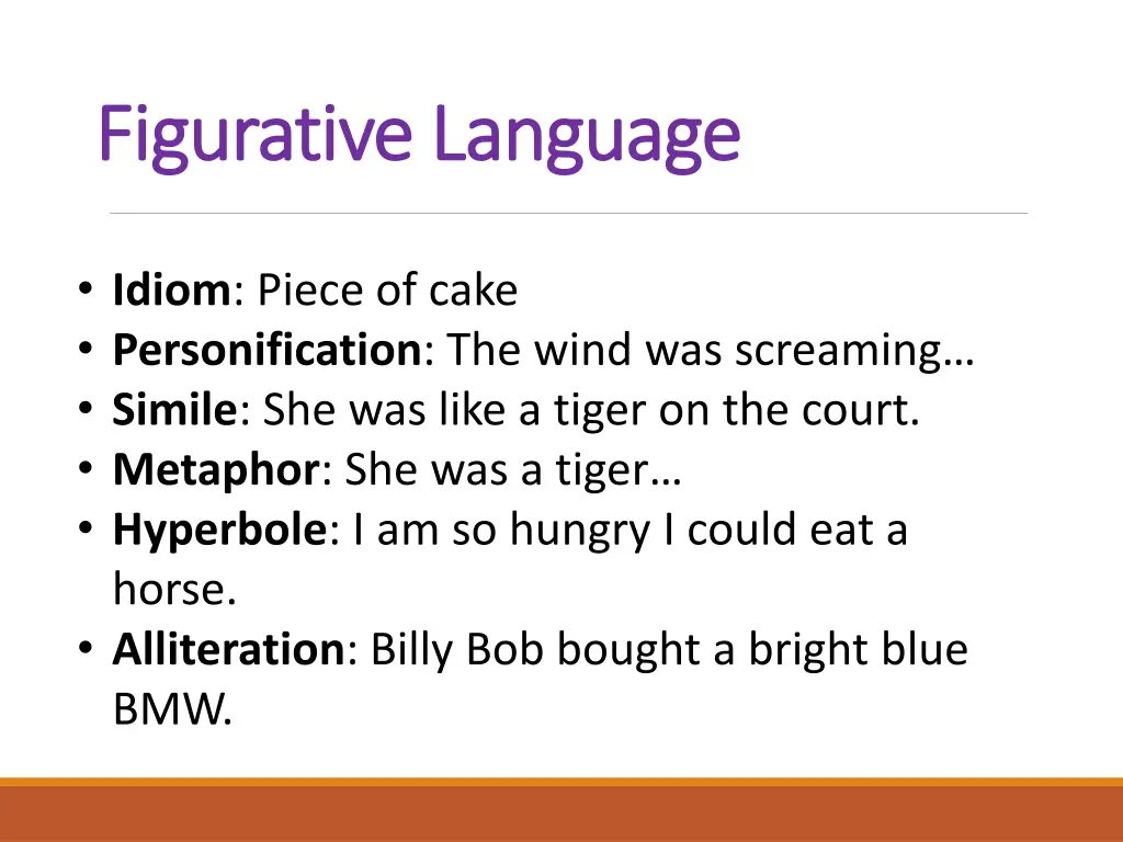 figurative language figurative language