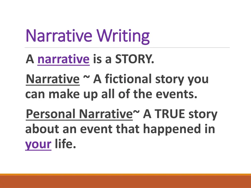 narrative writing narrative writing a narrative