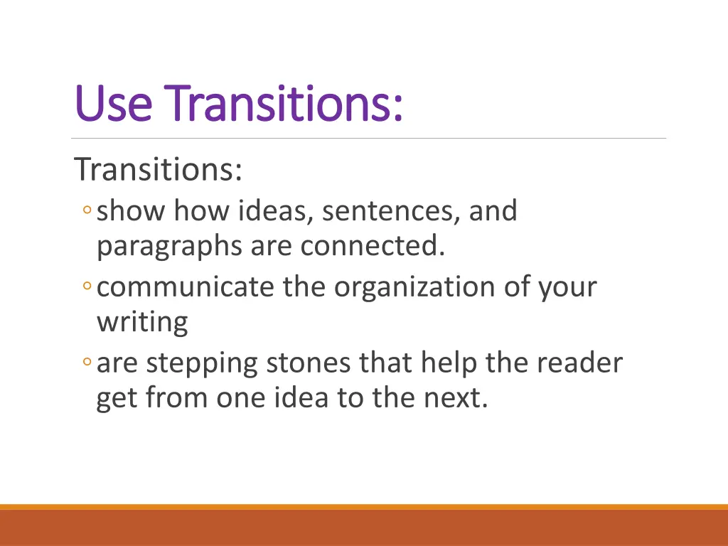 use transitions use transitions