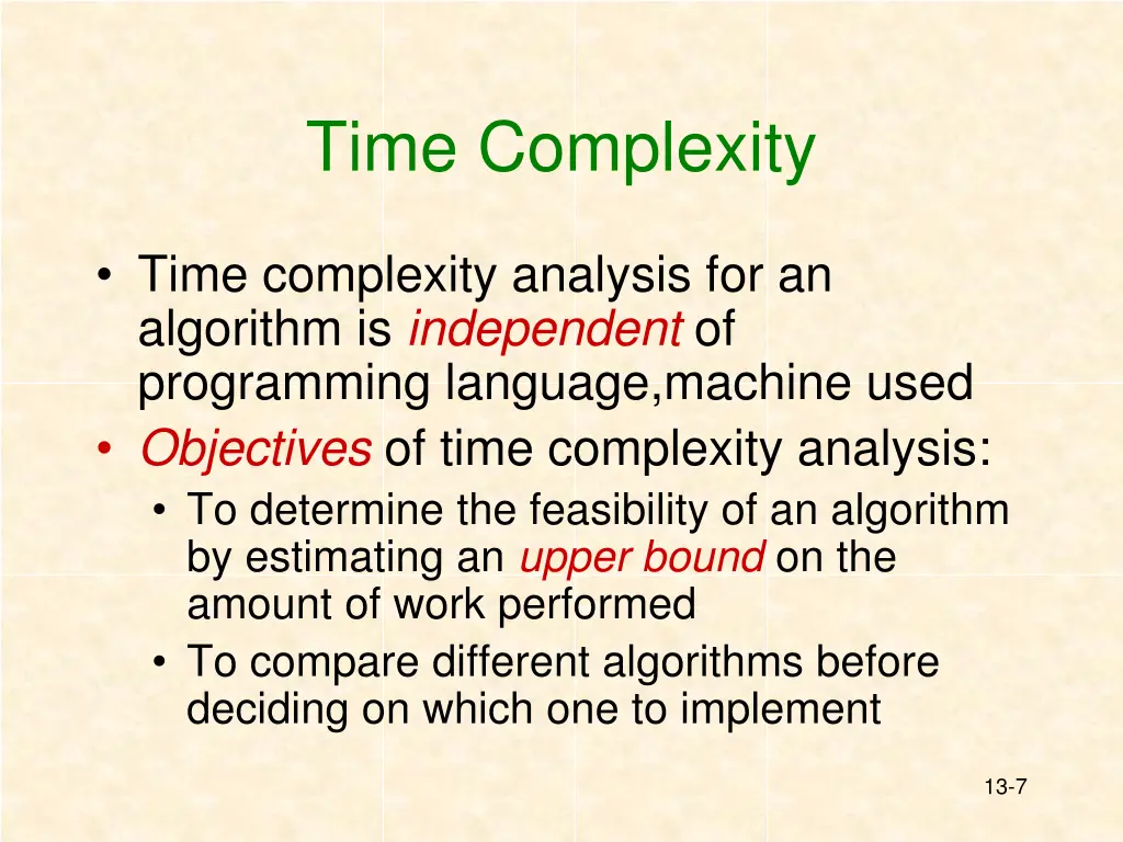 time complexity 2