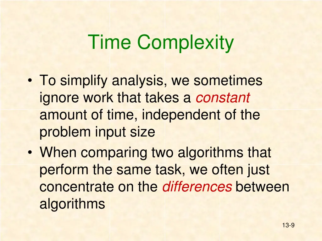 time complexity 4