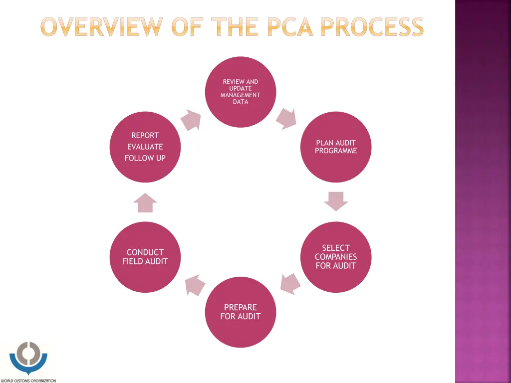 overview of the pca process