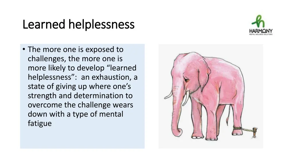 learned helplessness learned helplessness