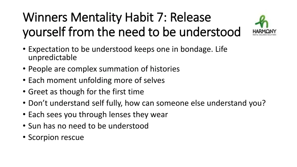 winners mentality habit 7 release winners