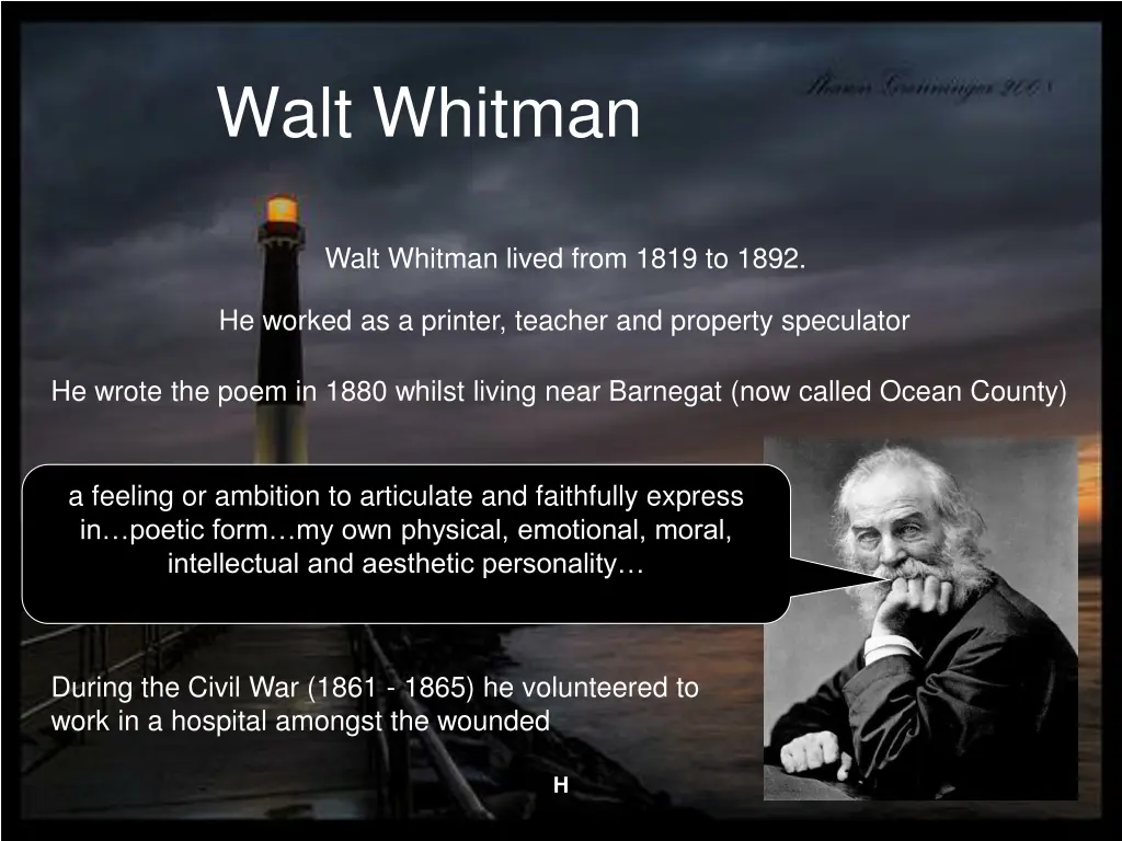 walt whitman