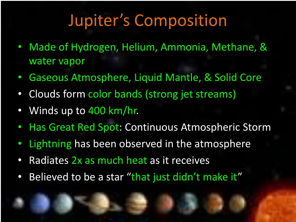 jupiter s composition