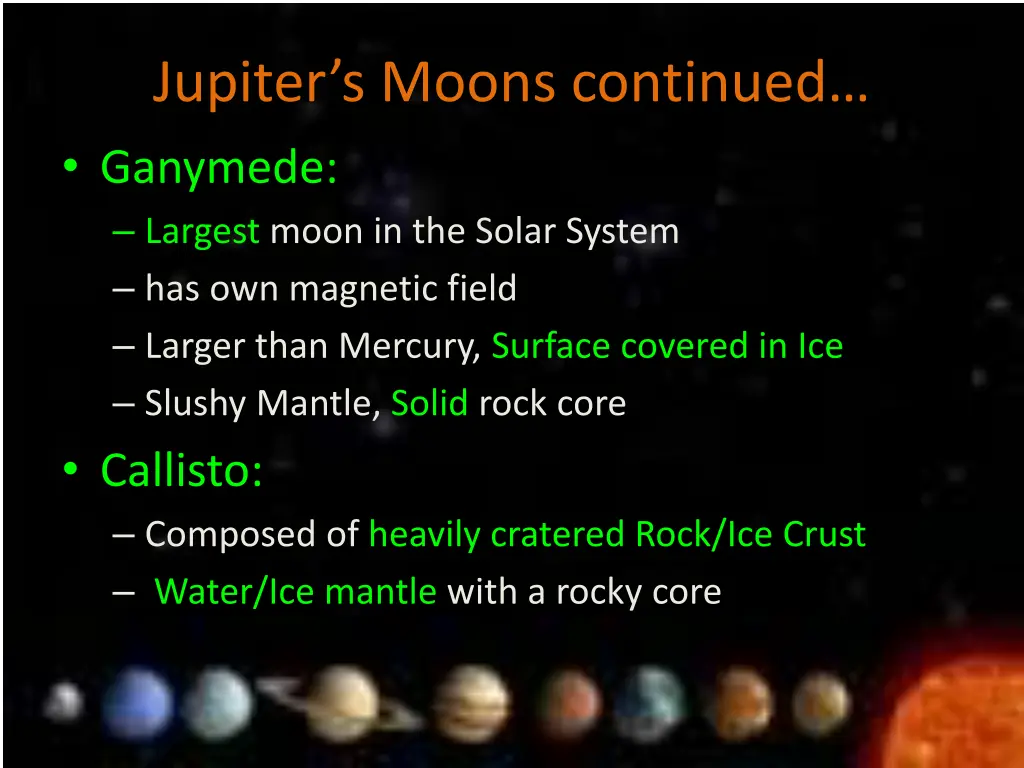 jupiter s moons continued ganymede largest moon