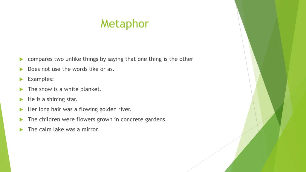 metaphor