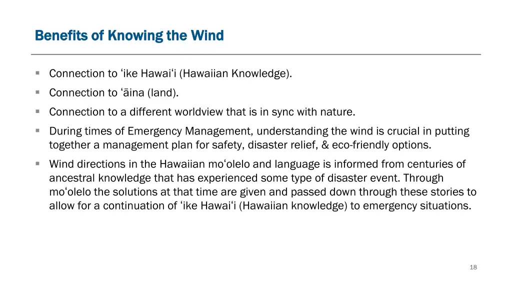 benefits of knowing the wind benefits of knowing