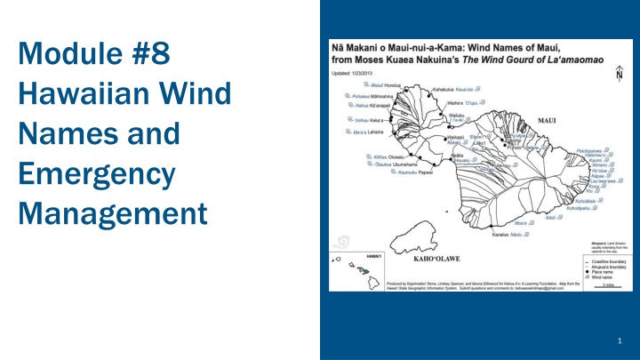 module 8 hawaiian wind names and emergency