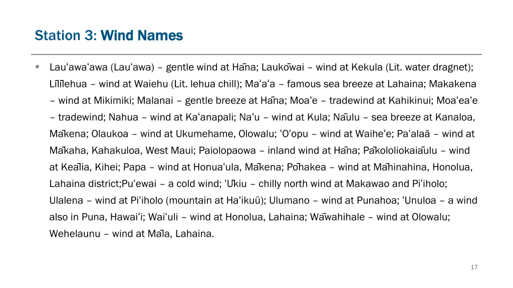 station 3 wind names wind names 1