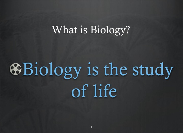 what is biology