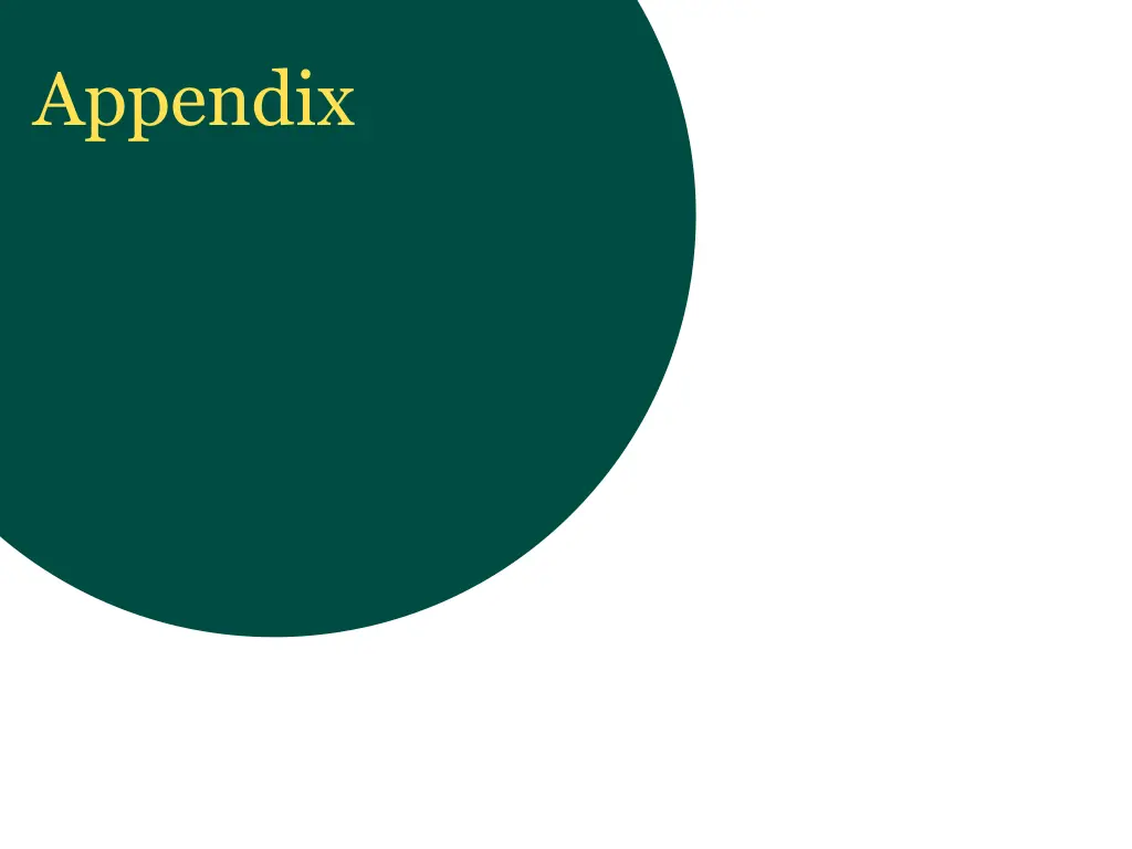 appendix