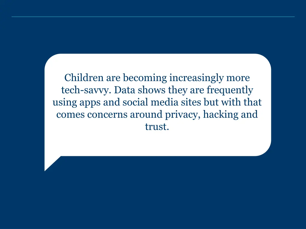 children are becoming increasingly more tech