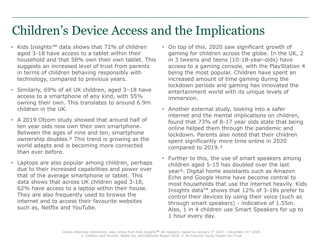 children s device access and the implications