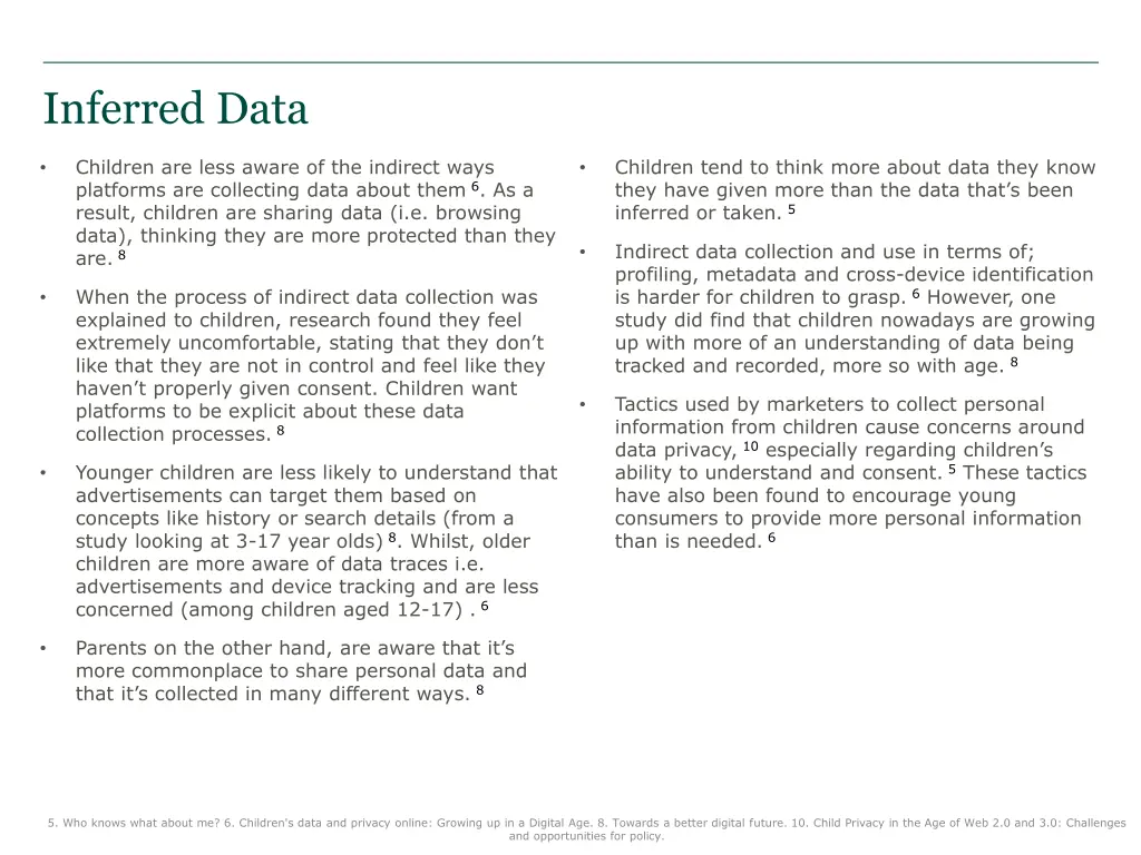 inferred data