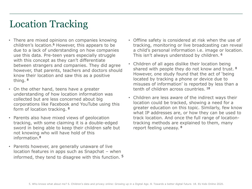 location tracking