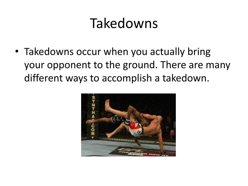 takedowns