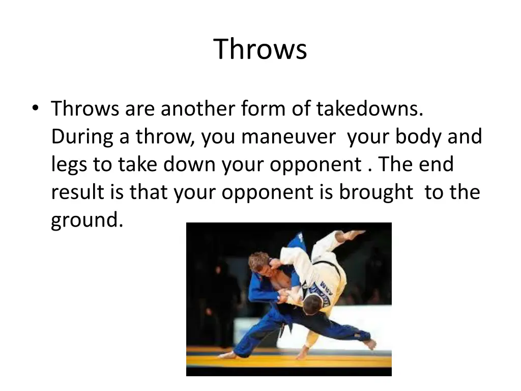 throws