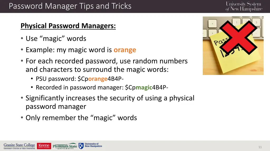 password manager tips and tricks