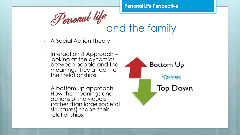 personal life perspective 2