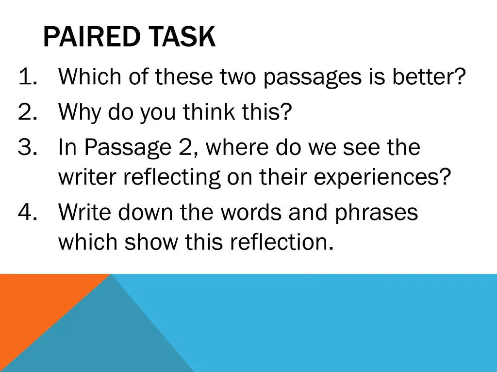 paired task 1 which of these two passages