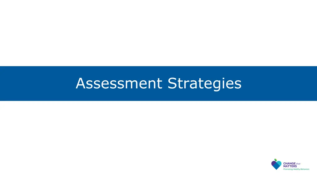 assessment strategies