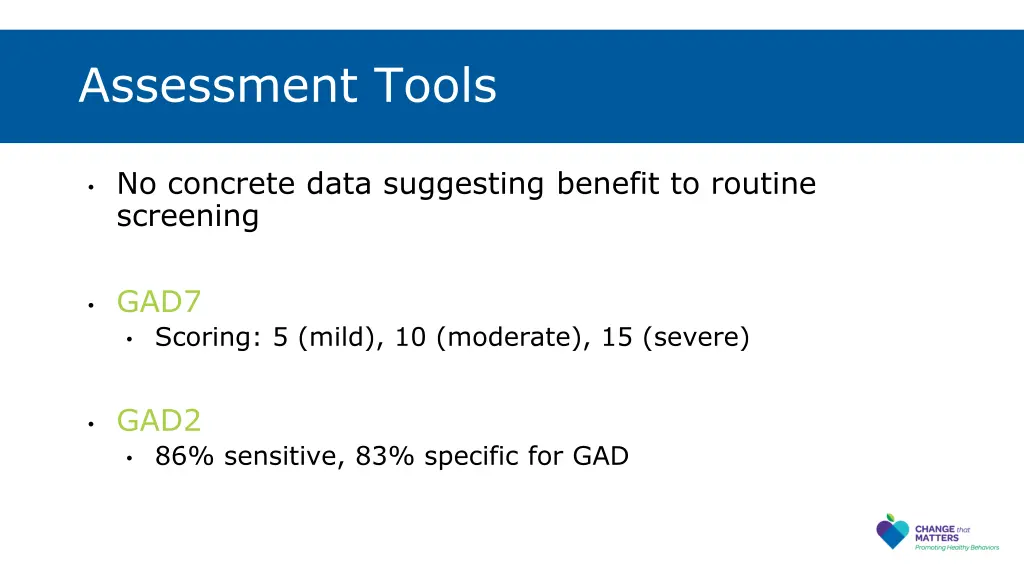 assessment tools