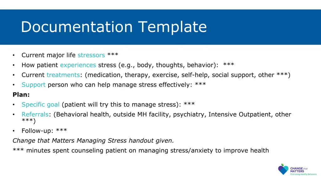 documentation template