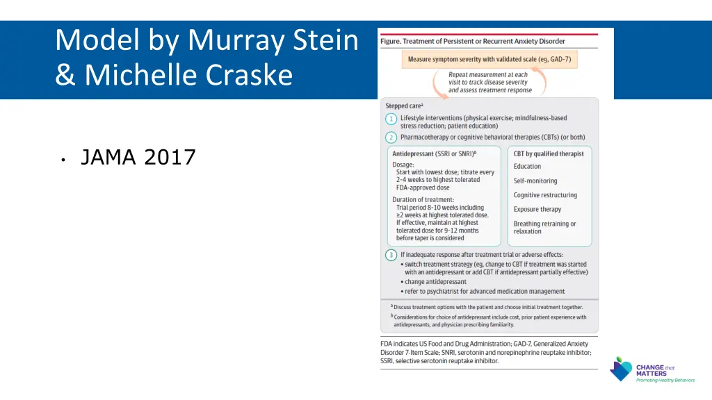 model by murray stein michelle craske jama 2017