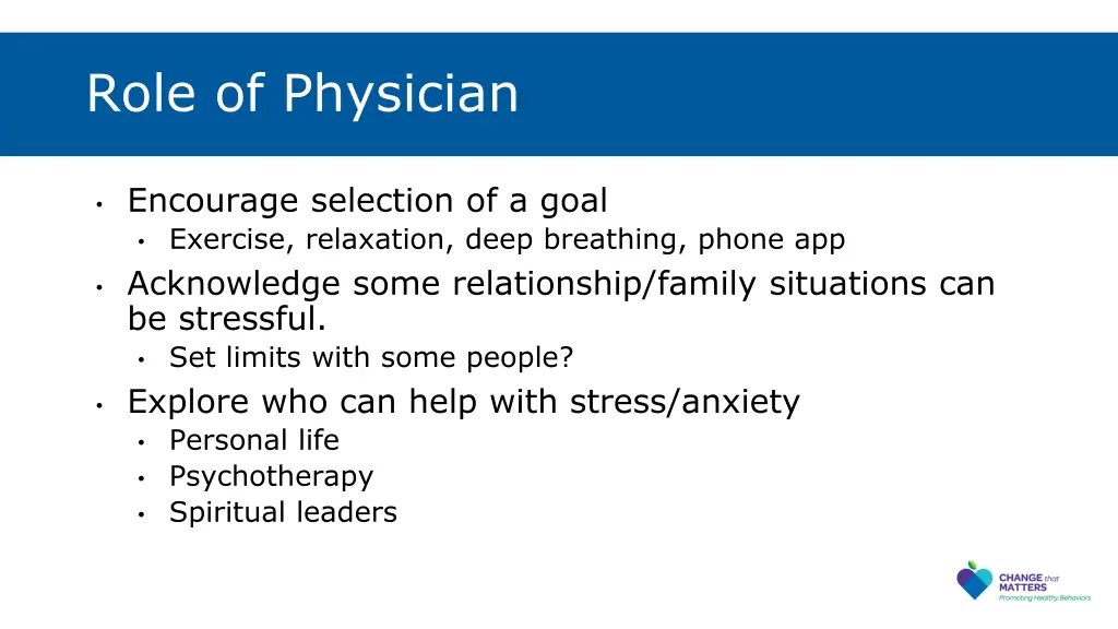 role of physician 1