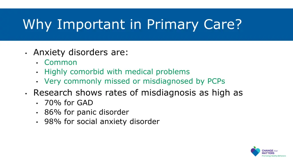 why important in primary care