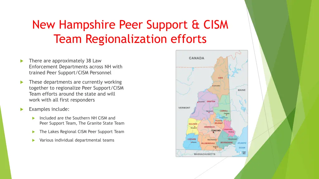 new hampshire peer support cism team